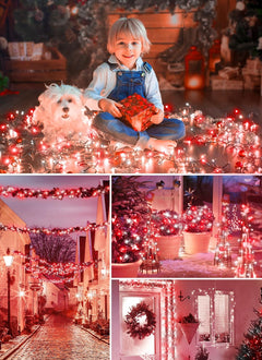 Solar String Lights - 40 FT, 100 LED, Waterproof, Multicolor