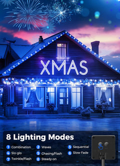 Solar String Lights - 40 FT, 100 LED, Waterproof, Multicolor