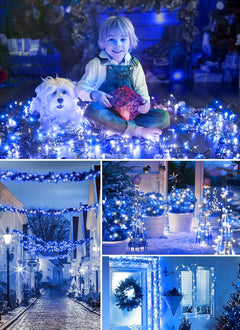 Solar String Lights - 40 FT, 100 LED, Waterproof, Multicolor