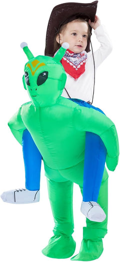 Inflatable Alien Costume for Kids - Ages 4-8