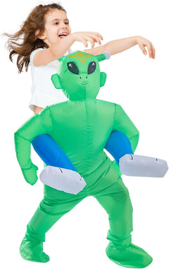 Inflatable Alien Costume for Kids - Ages 4-8