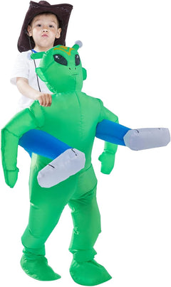 Inflatable Alien Costume for Kids - Ages 4-8