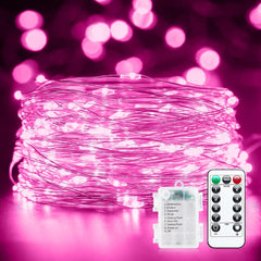 66Ft 200 LED Fairy String Lights, White Fairy Lights with Remote