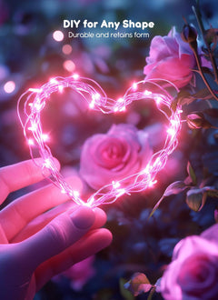 66Ft 200 LED Fairy String Lights, White Fairy Lights with Remote