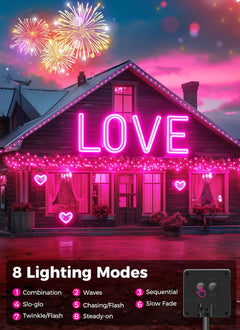 Solar String Lights Outdoor - 80FT 200 LED, 8 Modes, Waterproof