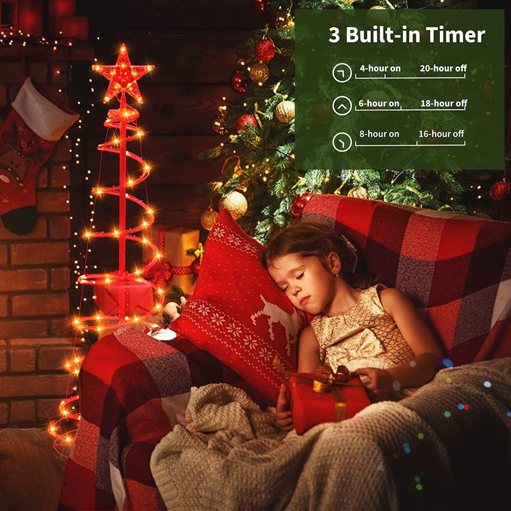 6 Feet / 138 LED / Remote