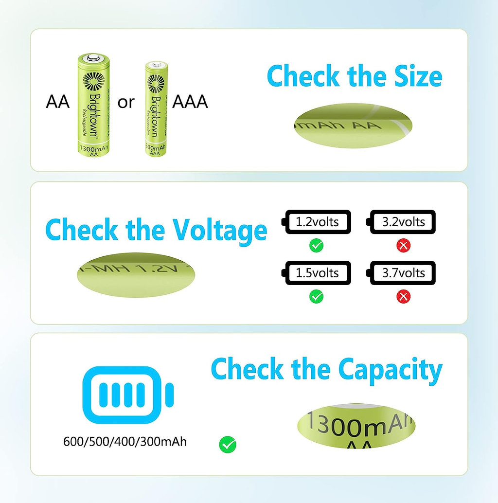 8 Count / 1300mAh / AA Battery
