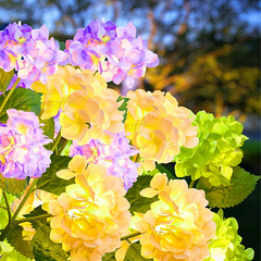 1 x 3 Pack / Hydrangea / LED