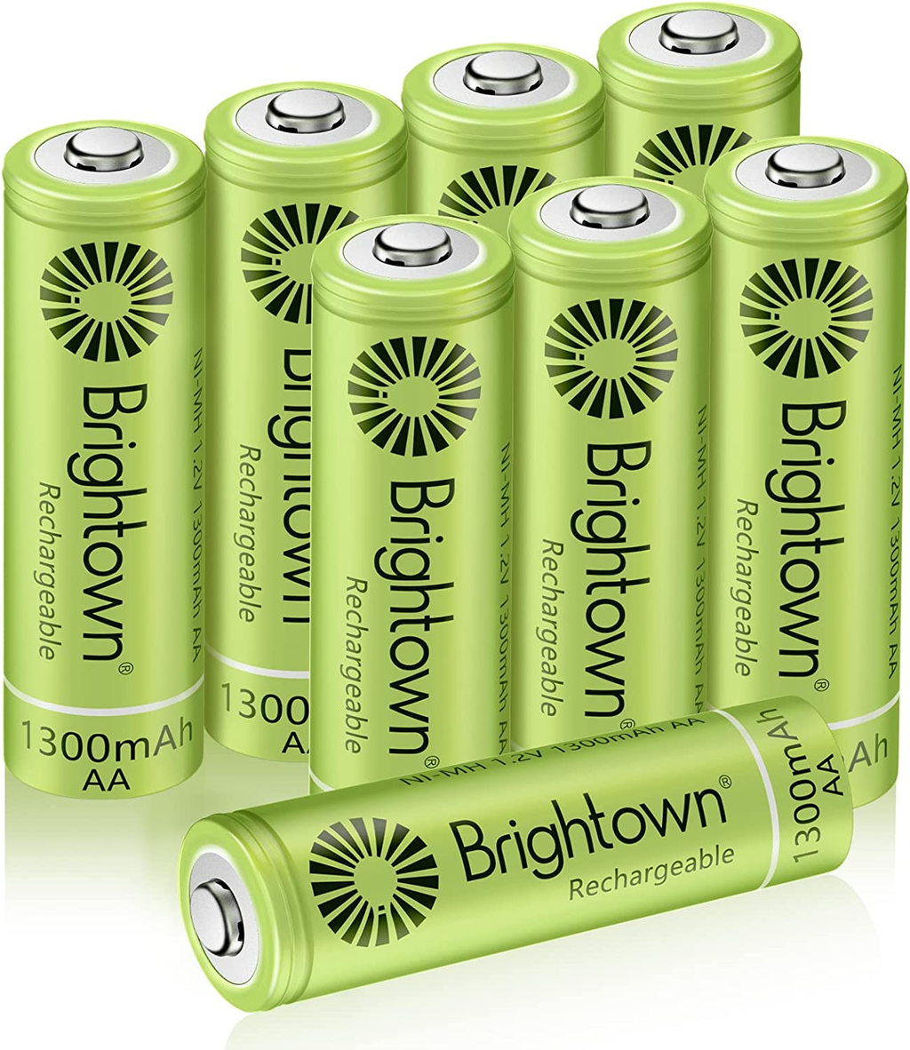 8 Count / 1300mAh / AA Battery