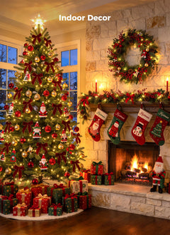 1000 LED 50FT Christmas Firecracker Cluster Lights, 12 Modes Timer Remote