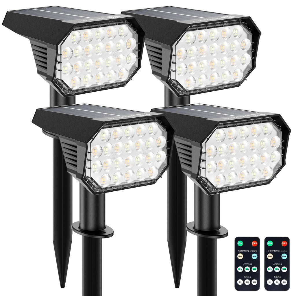 4 Pack / 24 LED / Remote