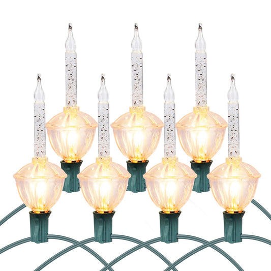 1 x 7.5 Feet / 7 Lights / Warm White