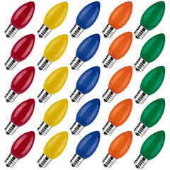 25 Count / Multicolor / Frosted