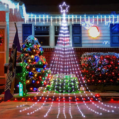Christmas Tree String Lights with Star Topper