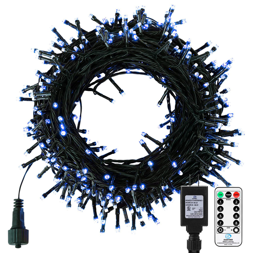 66 Feet / 200 LED / Blue / Green Wire