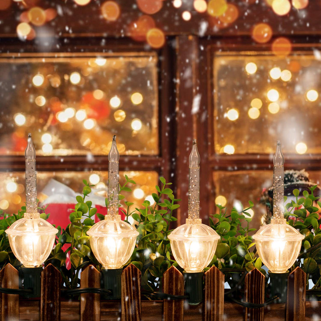 1 x 9.5 Feet / 9 Lights / Warm White