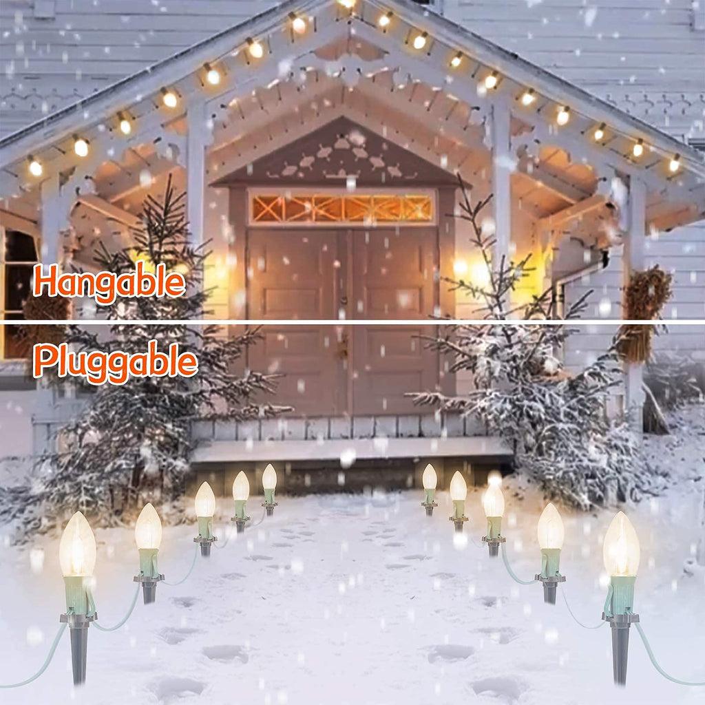 1 Pack / 25.7 Feet / 20 LED / Warm White