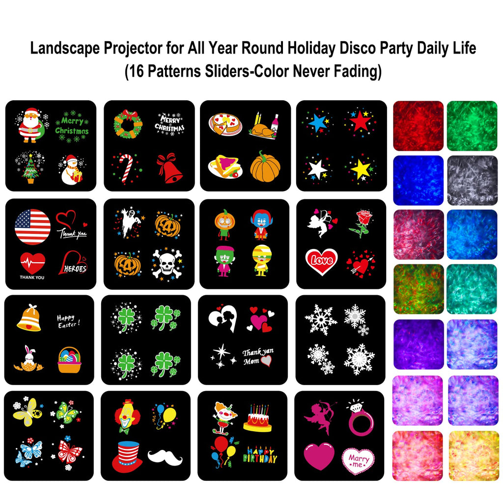 16 Pattens / 10 Colors