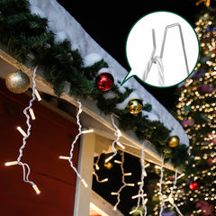 Christmas Light Clips Metal Gutter Hooks for Outdoor String Lights