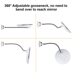 14 LED / Gooseneck Mirror