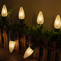 2 Pack / 25.7 Feet / 20 LED / Warm White