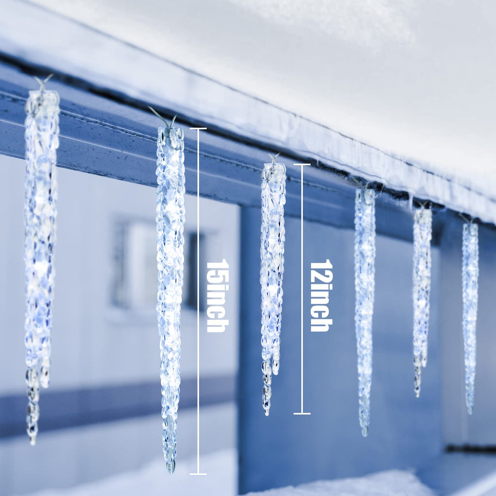 1 x 24.6 Feet / 20 Tubes / 100 LED / Cool White / Twinkle