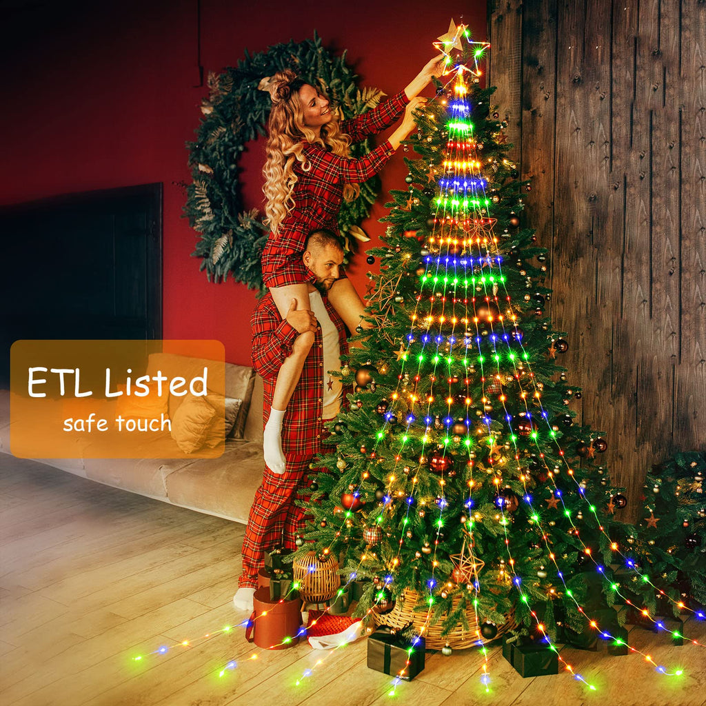 11.8 Feet / 9 Drops / 344 LED / Multicolor