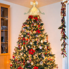 16.9 Inches / Angel with Star / Warm White