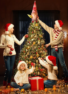 16 Inches / Gnome Tree / Warm White