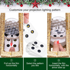 10 Inches / Golden Star Topper / 6 Switchable Films Projection