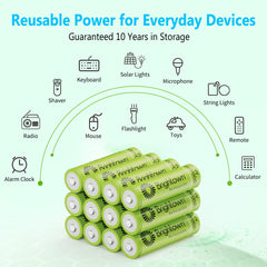 12 Count / 1000mAh / AA Battery