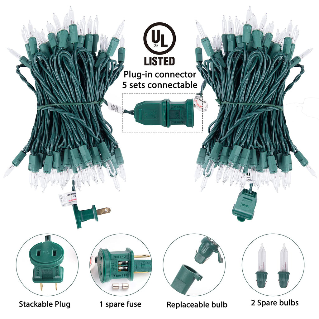 1 x 25 Feet / 100 Bulbs / Warm white