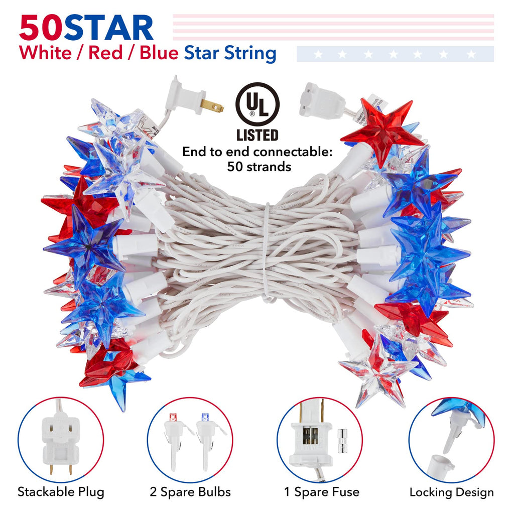 17.7 Feet / 50 LED / No Remote