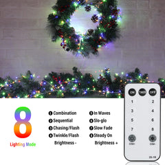 1 x 10 Feet / 200 LED / Multicolor / Silver Wire