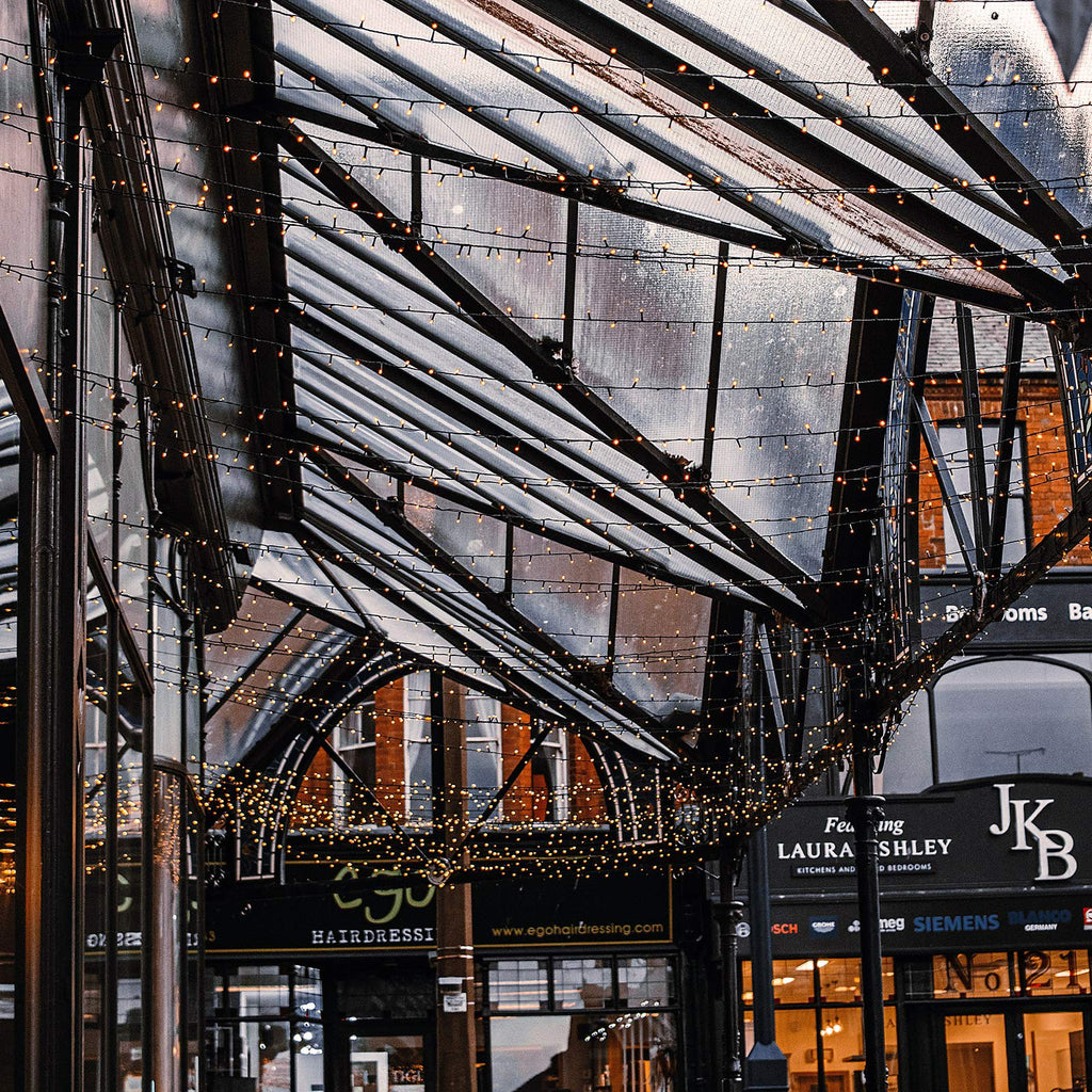 168 Feet / 600 LED / Warm White / Green Wire