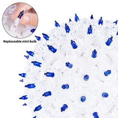 1 x 6 Inches / 100 Bulbs / Blue