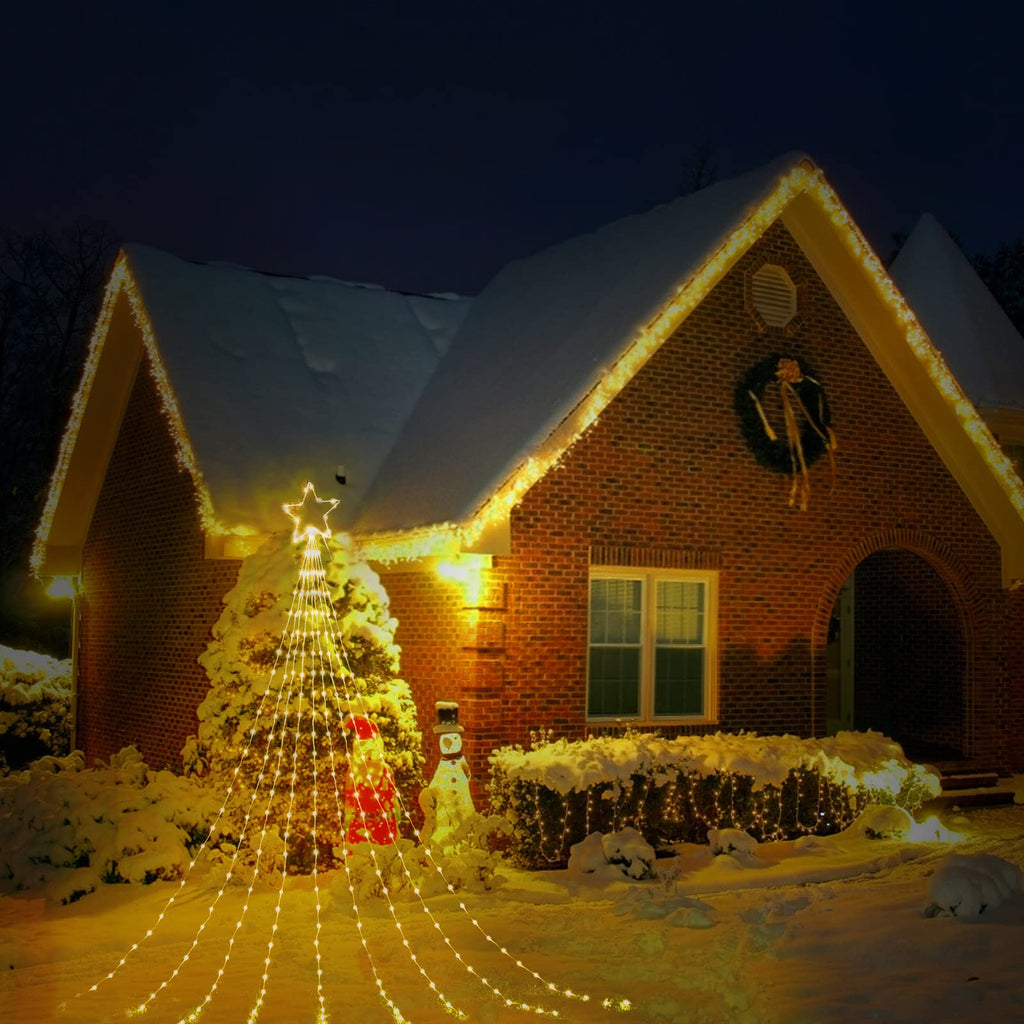 10 Feet / 9 Drops / 290 LED / Warm White