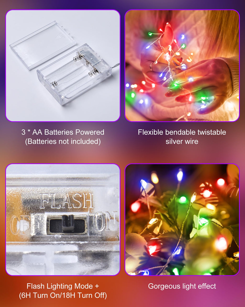 1 x 5 Feet / 60 LED / Multicolor