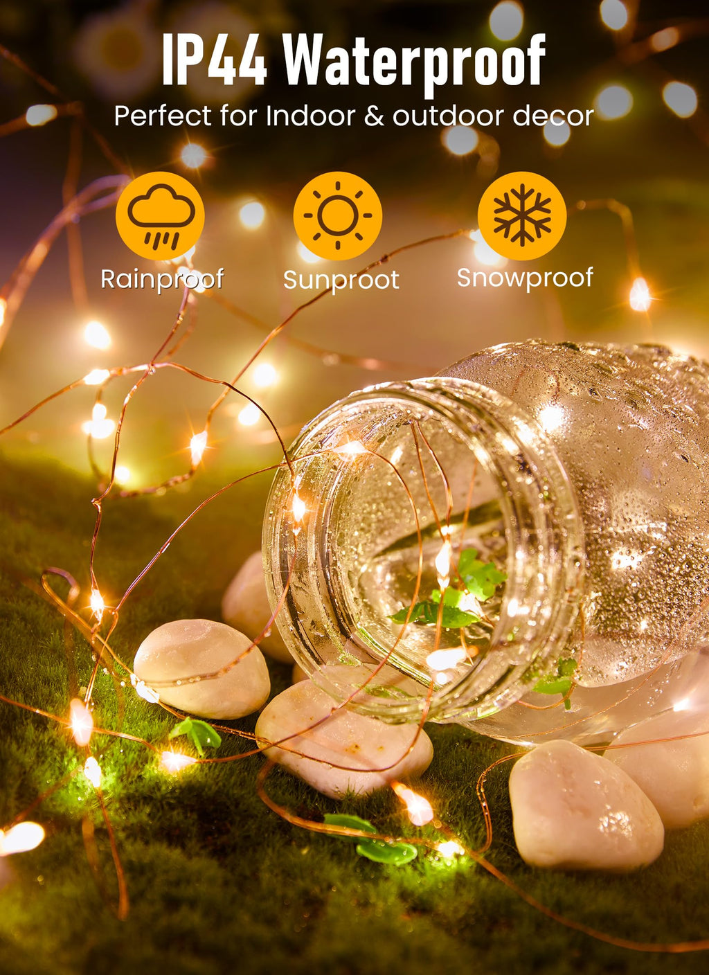 2 x 33FT / 100 LED / Warm White