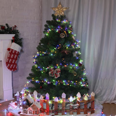 1 x 10 Feet / 200 LED / Multicolor / Silver Wire