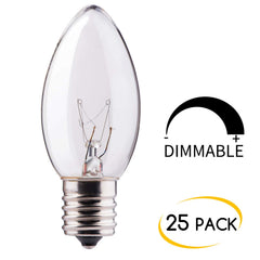 25 Count / Clear Bulbs / Warm White