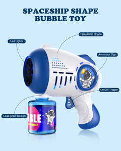 2 Bubble Guns / 2 Buble Bottles / Red & Blue