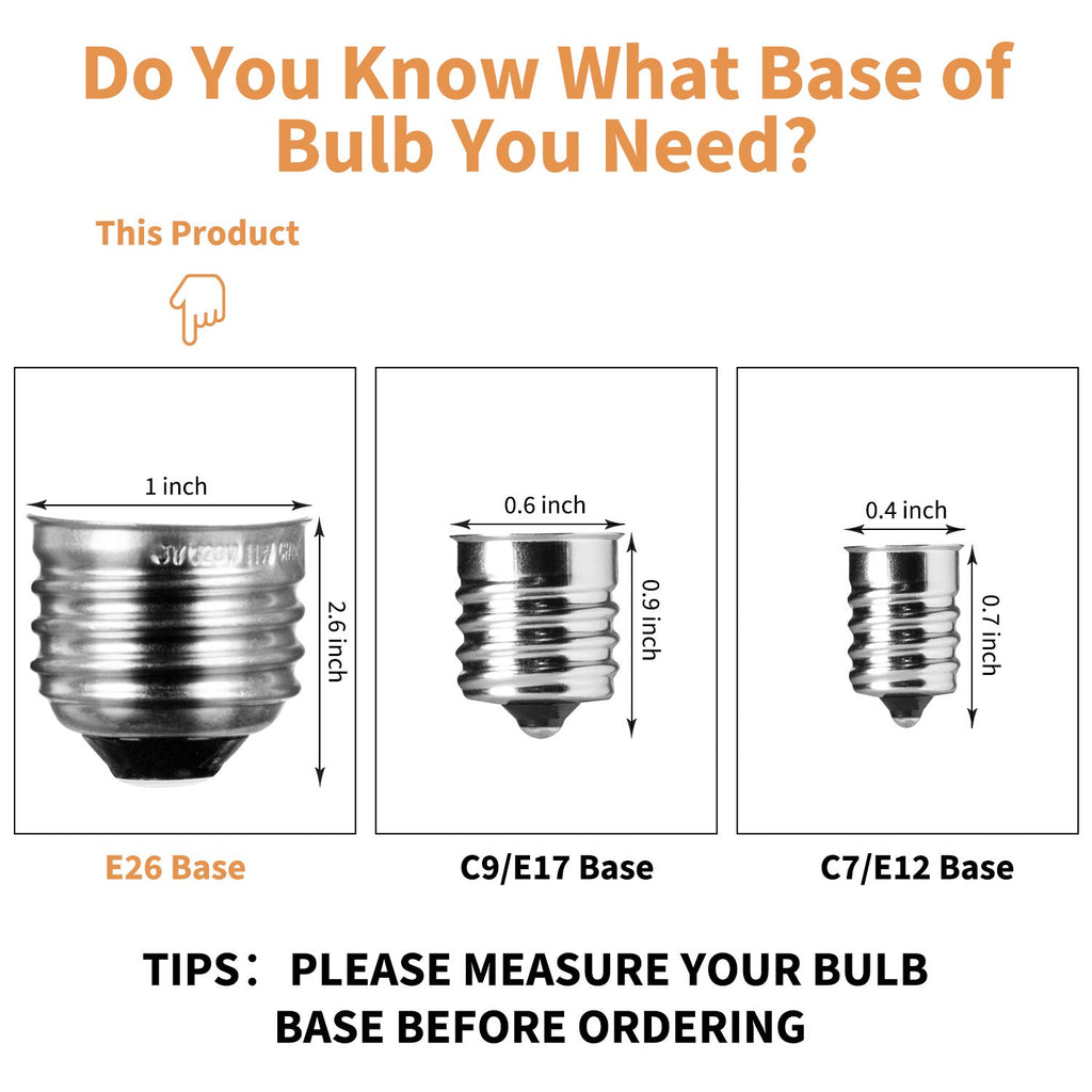 20 Count / Incandescent Bulbs / Warm White