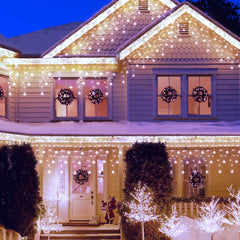 Snowflake / 33 Feet / 60 Drops / 300 LED / Remote