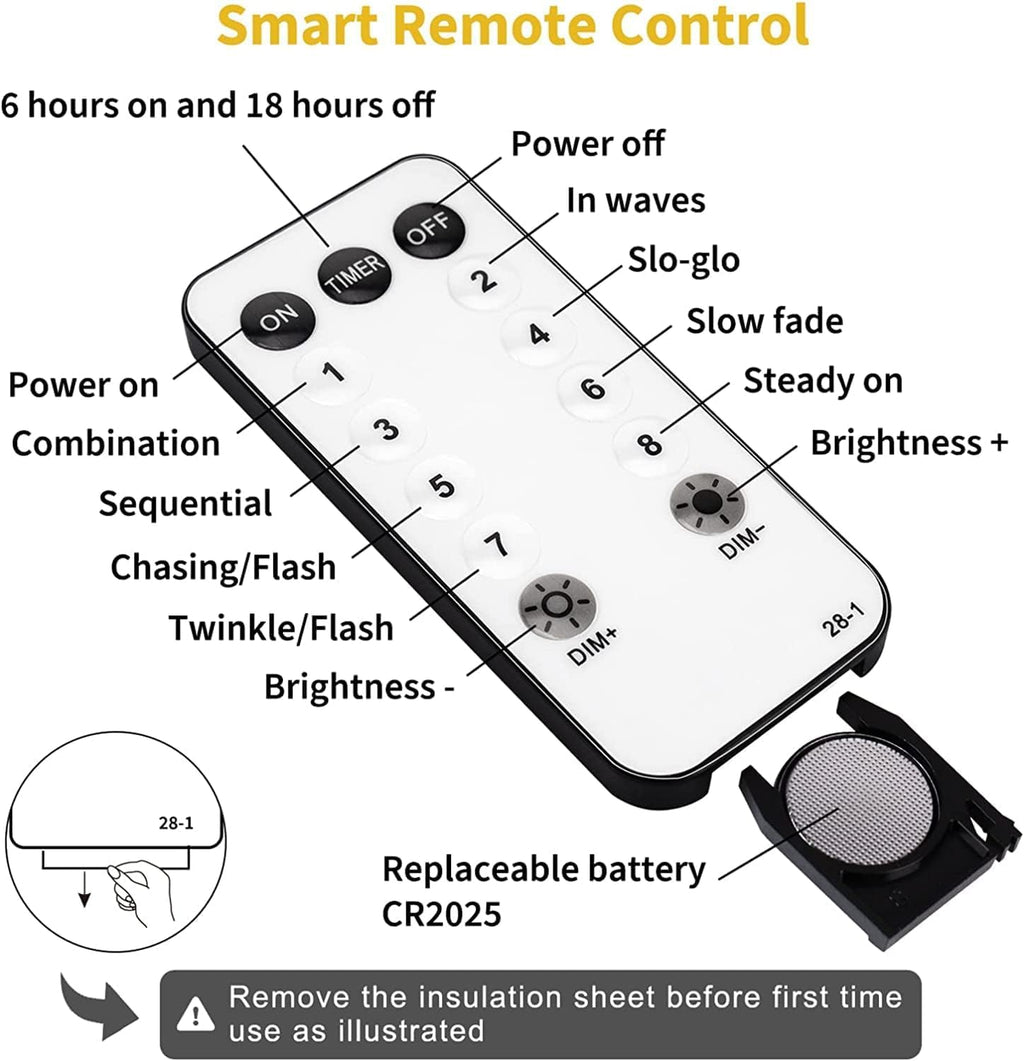 33 Feet / 100 LED / Warm White