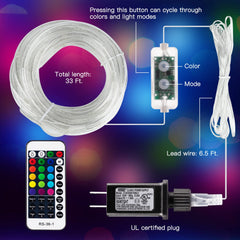 33 Feet / 100 LED / Multicolor / 13 Modes