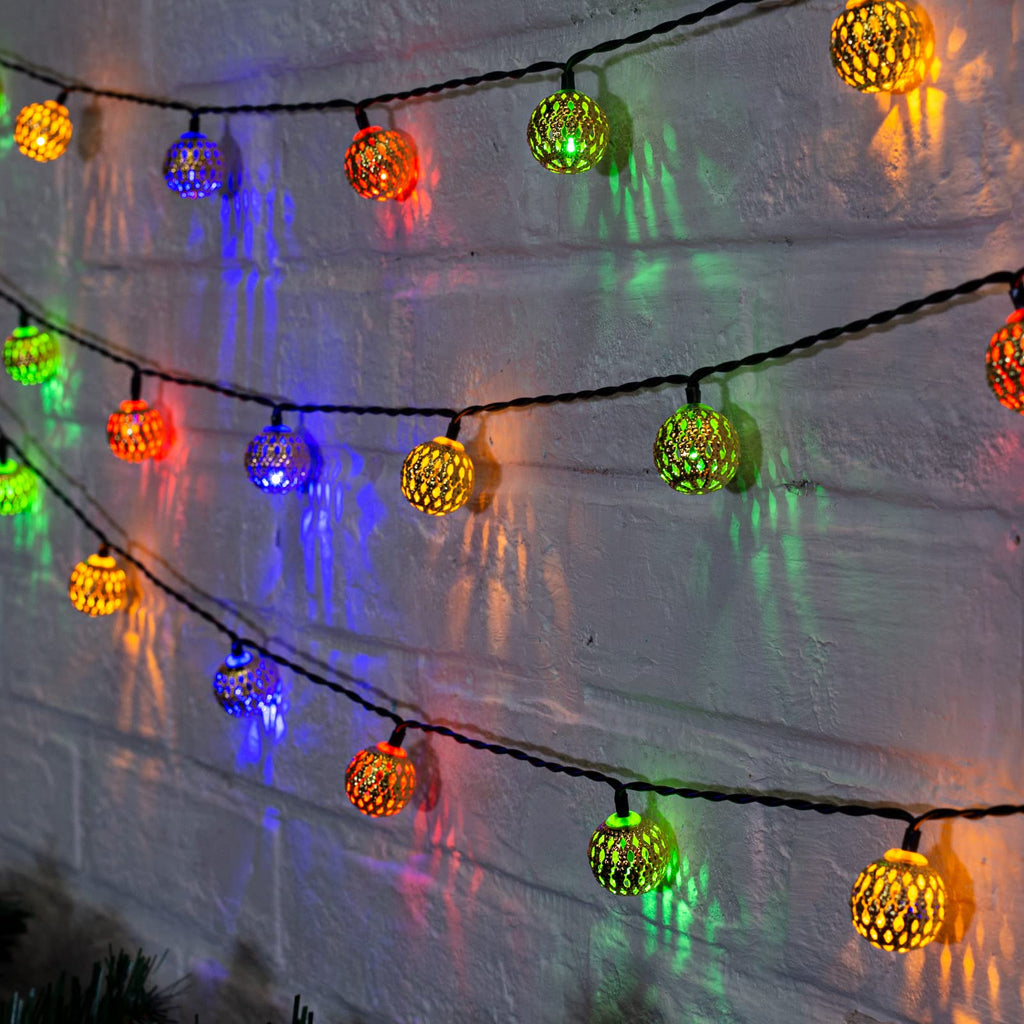 35.6 Feet / 60 LED / Moroccan / Multicolor