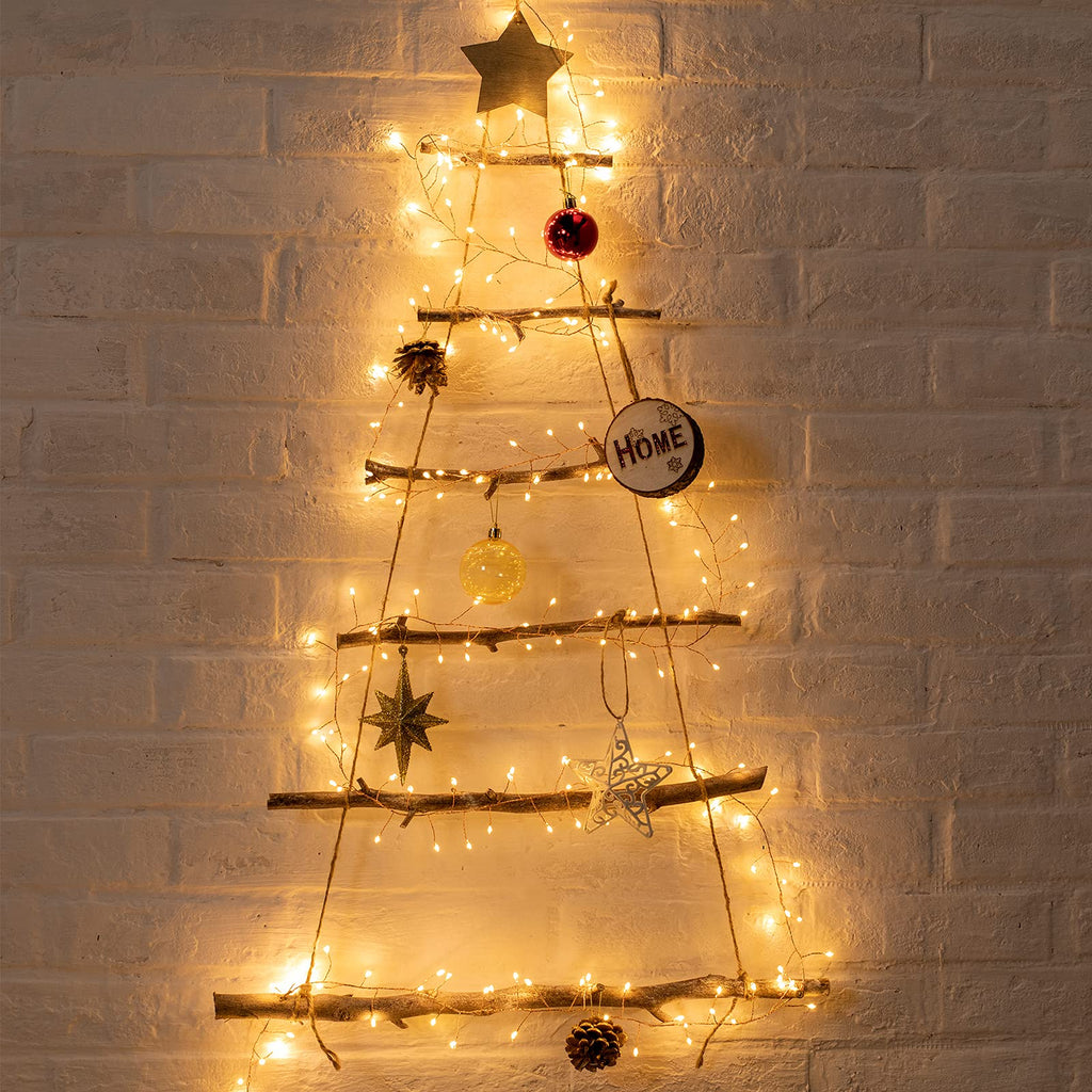 1 x 10 Feet / 200 LED / Warm White / Copper Wire