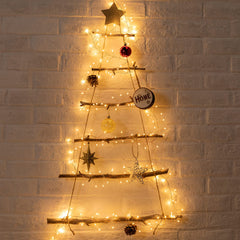 1 x 10 Feet / 200 LED / Warm White / Copper Wire
