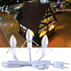 Accessory Cord with 3 C7 LED Light Bulbs